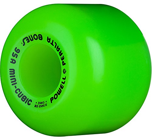 Powell-Peralta Mini Cubic Skateboard Wheels 64mm 95A (Green)