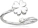 Alex and Ani Four Leaf Clover Ring Wrap