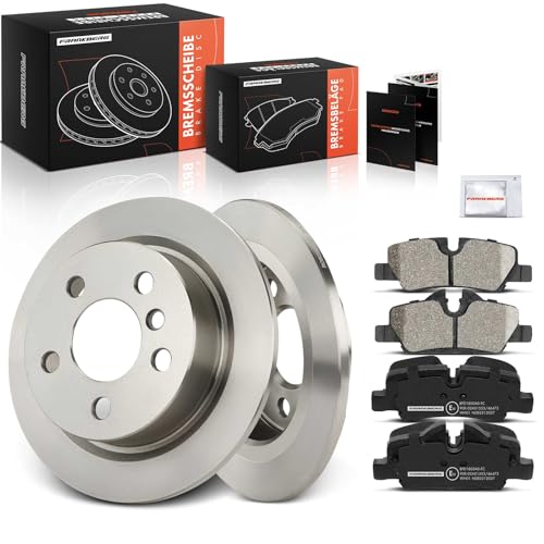 Image of Frankberg 1x Frankberg Discs Brake Disk + 4x Rear brake pads 34216864488