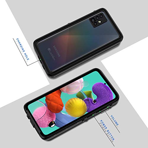 Samsung Galaxy A51 Hülle von Lanhiem Wasserdichte Schutzhülle