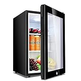 【FUNCIONAMIENTO CON BAJO RUIDO】 El minirefrigerador no producirá un ruido insoportable cuando esté funcionando, y puede dormir tranquilamente incluso si se utiliza de noche. La tecnología de refrigeración de semiconductores electrónicos y el diseño especial de aislamiento acústico hacen que el refrigerador logre una salida de reducción de ruido, tan silencioso como sus muebles.