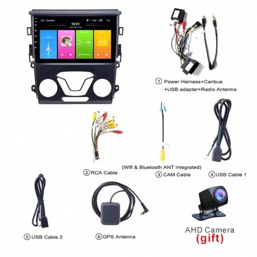 Radio de Coche Ford Mondeo 5 GPS Evita Multas con Manos Libres 7
