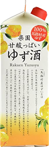 清洲桜醸造 楽園 ゆず酒パック 900ml×6本