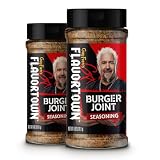 Guy Fieri's Flavortown Burger Joint Seasoning - Blend of Garlic, Onion, & Spices, Grill Seasoning for Beef & Hamburgers, BBQ Meat Rub for Grilling & Smoking, Gluten-Free - 6 oz (Pack of 2)