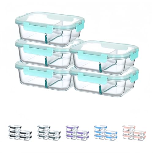 Stewlt ����P�C�_�K���X�� �ۑ��e�� �ٓ��p 5�Z�b�g �ϔM�E�ϗ� ������\ �W�t�� ���݌v �d�q�����W�E�I�[�u���Ή� ���� ��e�� �����` �H�i�X�g�b�N�p �|�[�^�u���i1040ml�j (35.10Z 1040ML,�O���[�� - 5�_�Z�b�g)