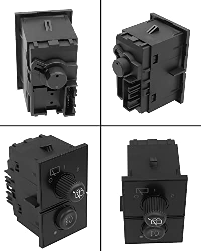 Tikscience Rear Wiper Switch Fog Light Control Fit For Gmc Yukon Cadillac Escalade Chevrolet Suburban 2003-2006 Dimmer Switch Replace Cbs-1437, 15061682, 15143158 #TOP5