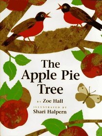 The Apple Pie Tree by Zoe Hall Big Book, Audiocassette, and Paperback Set (Includes 1 BB, 7 PB's, 1 Audio cassette and hanging bag)