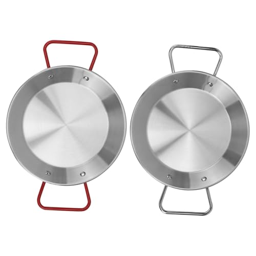 GRIRIW Double Handle Food Tray Made of Material Snack Plate for BBQ Picnic Camping Easy to Store