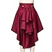 Steampunk Women's Skirts Waist Belt for Women Ruffles Pirate Corset Costumes (Red, X-Large)