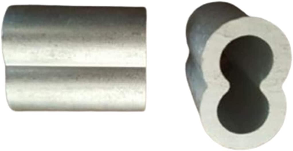 Swage Sleeves Aluminum for 3/8" Wire Rope Cable 50 pcs
