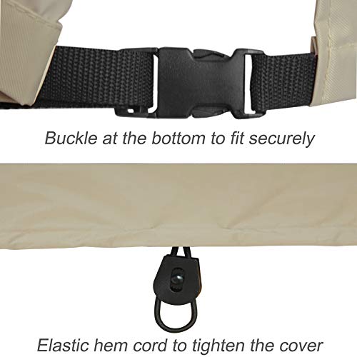 Porch Shield Waterproof Universal Generator Cover 35 x 26 x 28 inch, for Most Generators 5000-12000 Watt, Light Tan - Thumbnail 7