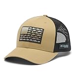 Columbia Unisex Unisex PFG Fish Flag Mesh Snap Back Hat, Beach, One Size