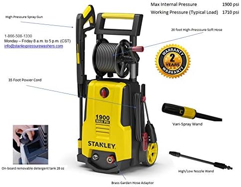 Stanley 2000 Psi Pressure Washer 