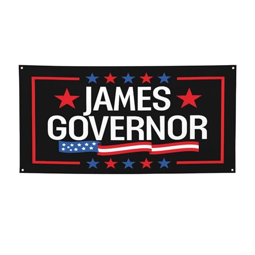 John James Banner Sign 3x6 ft