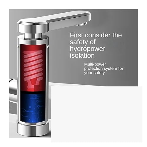 Grifo de calentamiento rápido instantáneo 3000W con pantalla digital para fregadero sin tanque 6