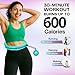 FIT ON FORM Infinity Weighted Hula Hoop for Adults Weight Loss - Smart Exercise Hola Circle Hoop for Women Abs Workout - 55 Inches