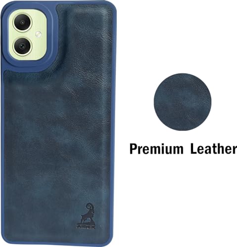 Image of AIBEX Shield Compatible with Samsung Galaxy A05 / Samsung Galaxy F05 / Samsung Galaxy M05 Back Cover | Flexible Vegan Leather | Full Camera Protection | Raised Edges | Super Soft-Touch | Bumper Case