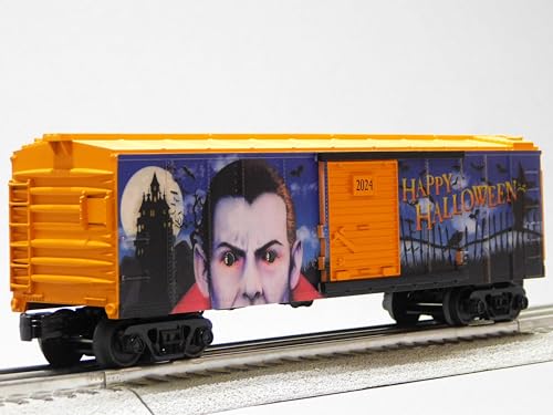 M.T.H. Electric Trains MTH RAILKING Halloween Vampire BOXCAR W/Glowing LEDs O Gauge 30-71191