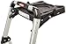 Rubbermaid 3-Step Ladder, Aluminum Lightweight Folding Step Ladder with Project Tray, Silver, Tested to US Safety Standards, No Assembly Required