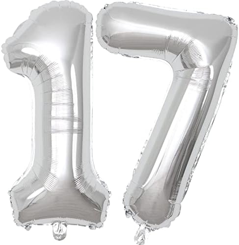 40 Inch Rose Gold Large Numbers 18 Birthday Balloons XXL Digital Foil Helium Balloons, 2 pcs Foil Mylar Big Number Balloons for Boys, Girls , Women 18th 81st Birthday Party Decoration