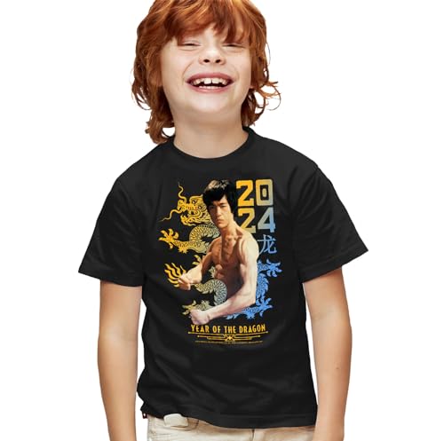 Popfunk Year of The Dragon 2024 Collection Kids T-Shirt for Youth Toddler Boys and Girls