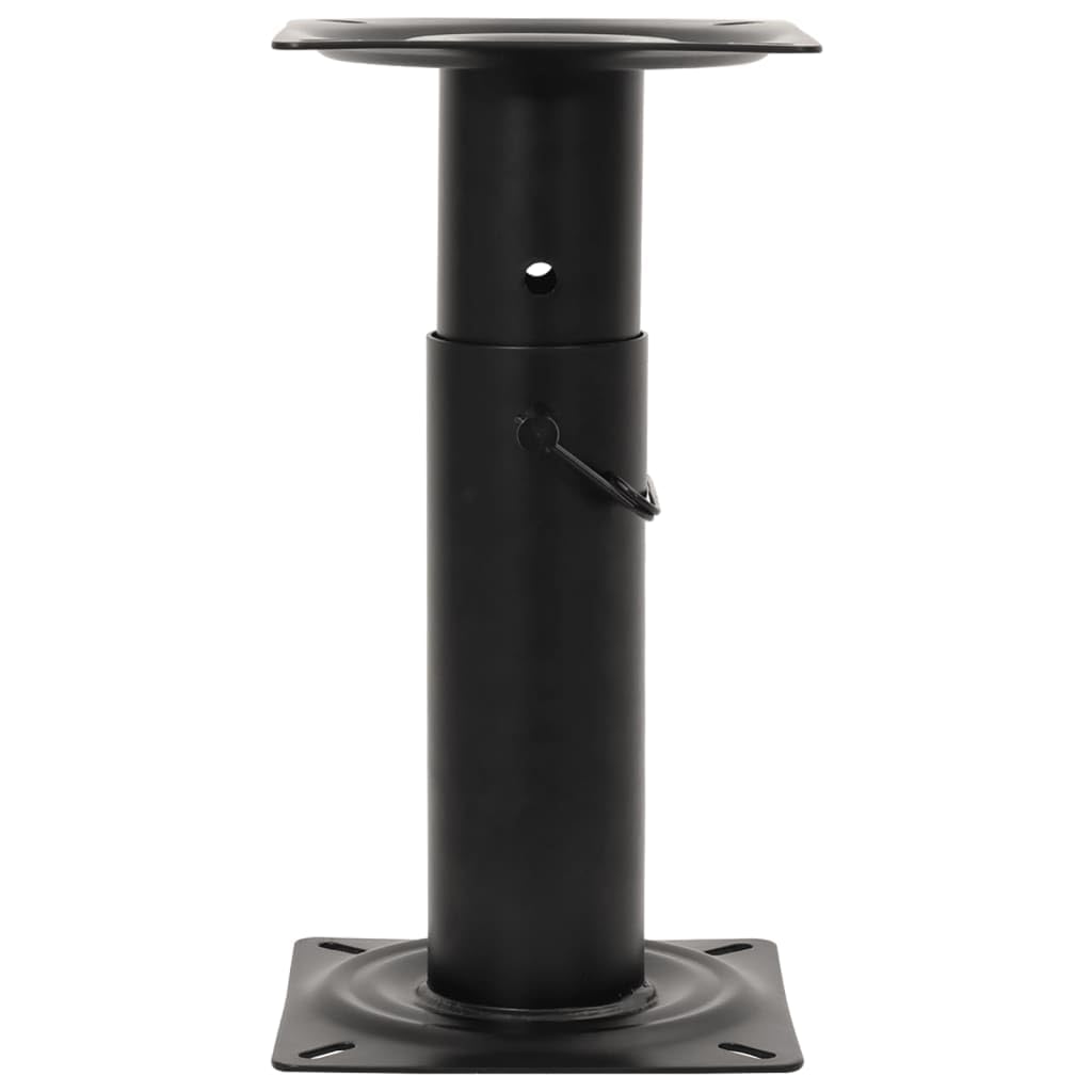 Klappbares Bootssitz Set mit hoher Rückenlehne, wasserfestem PVC und PU, höhenverstellbarer Sitzkonsole, Aluminiumrahmen, 2-teilig für Segelboot, Jolle, Yacht, Katamaran, Cockpit, Deck