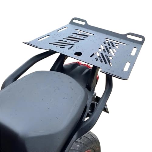 Support universel de plaque et cadre de coffre pour bagage arrière moto