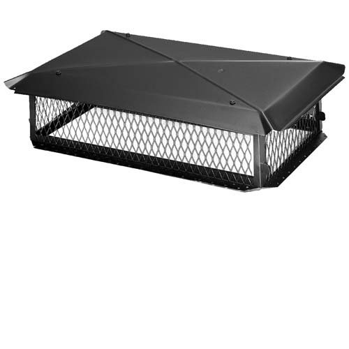 HY-C BBT1426K BigTop Multi-Flue Chimney Cover, Black Galvanized Steel, 8" H x 14" x 26" - with Minimum 17" x 29" Required Overall Chimney Dimension by HY-C - Image 3