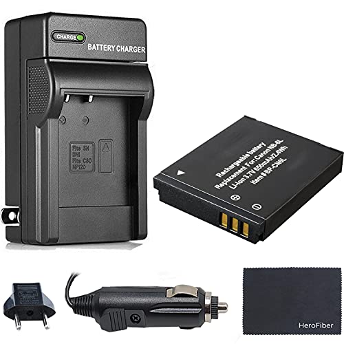 Xtech NB-6L Battery and Charger for Canon PowerShot SX240 SX260 SX270 SX280 SX510 SX520 SX530 SX600 SX610 SX700 SX710 10D 20D 30D S90 S95 S120 SD770 SD980 SD1200 SD1300 SD3500 SD4000 Digital Camera