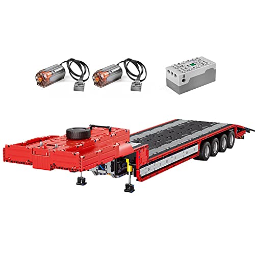 Mould 19005 Technik LKW, Truck Bausteine Model aus 4585 Teilen, Groß Lastwagen Bauset mit 2.4G Fernbedienung und 7…