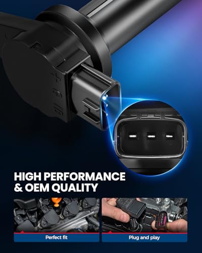 Image of KAX 4 Ignition Coils & 4 Spark Plugs Set Fit for Nissan Sentra | Nissan Sentra 2000-2002 1.8L, UF326