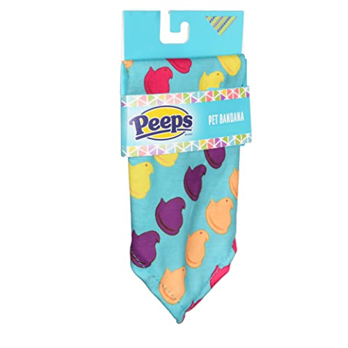 Peeps For Pets Chick Rainbow Print Dog Bandana, X-Small/Small | Small Dog Bandana Officially Licensed Peeps Pet Product | Cute, Soft, Machine Washable Dog Apparel & Accessories For All Dogs (Ff10308) #TOP1