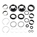 Fork Rebuild Kit with 41mm Forks Fit for Harley, Fork Seal Bushing Kit Compatible with 1990-2015 Dyna Electra Glide Road Softail 0403-0022