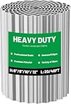 Garden Corrugated Metal Landscape Edging, 12" x 20FT(12 InchX20FT) Sturdy Galvanized Steel Yard Edging,Flexible Long Strips of Lawn Edging for DIY Raised Flower Bed Tree Surrounds Borders-Silver