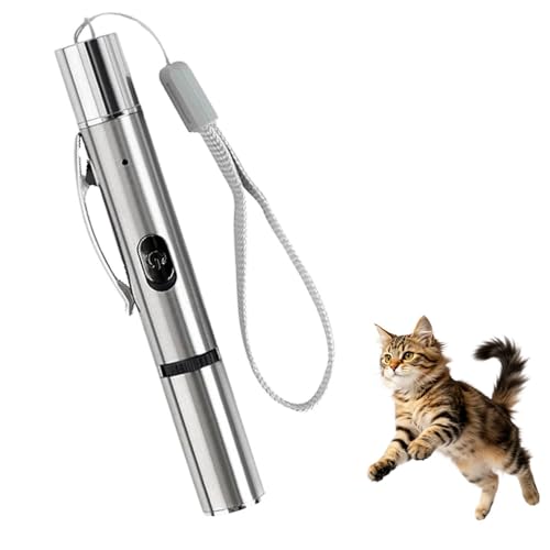 VOVIGGOL Interaktives Spielzeug für Katzen und Hunde Katzenspielzeug mit LED Intelligentes Elektrisches Katzenspielzeug für Trainingsübungen über USB Aufladbar