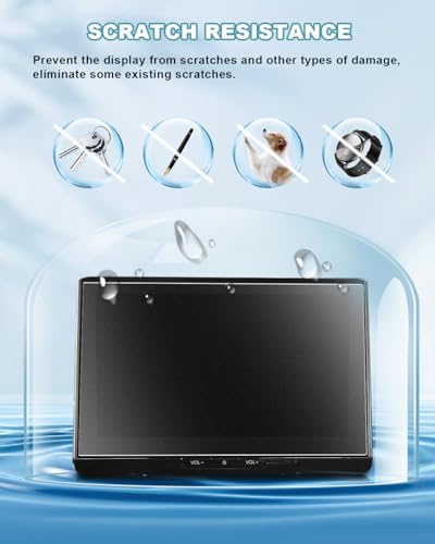 Image of CDEFG Matte Anti-Glare Screen Protector for 2026 2027 Toyota Corolla 10.5-inch Touch Screen,Tempered Glass 2026 2027 Corolla Cross /Corolla Accessories Screen Cover Anti-Fingerprint 9H Hardness