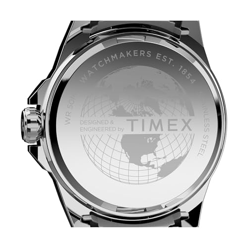 Image of TIMEX Octogonal 44mm Black Dial Analog Men Watch - TW2U14700UJ