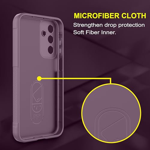Image of Zapcase Back Case Cover for Samsung Galaxy F35 5G | Compatible for Samsung F35 5G Back Cover | Liquid Silicon Magic Case with Camera Protection | Lavender