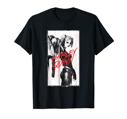 Harley Quinn Inked Quinn Black Camiseta