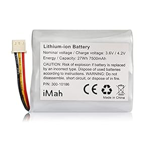 Replacement Battery 300-10186 for ADT Command Smart Security Panel | 3.6V 27Wh