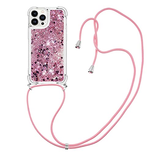 X}zP[X Ή@ for Redmi Note 14 Pro Plus/Note 14 Pro 5G Lanyard \tgTPUX}zP[X ϏՌop[ h~ RoseGold