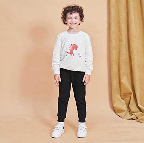 Image of Little Boys Jogger Pants Toddler Boys' Drawstring Elastic Waist Cotton Casual Sweatpants 1PC / 2 PCS Set