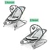 Summer Infant 2-in-1 Bouncer & Rocker Duo (Heather Gray) Convenient and Portable Rocker and Bouncer for Babies Includes Soft Toys and Soothing Vibrations