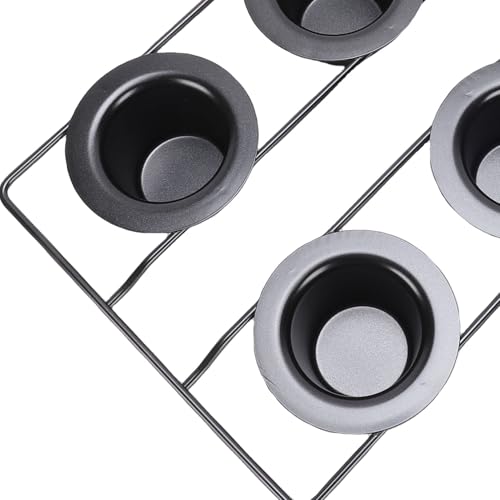 Sartén para popover de 6 cavidades profundas moldes para magdalenas 5
