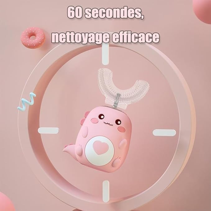 Brosse à dent électrique enfant 360 contre la corvée du brossage à LED - 6