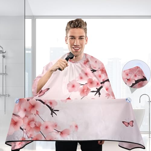 Capa para corte de cabello impermeable profesional MAOBLYR con cierre ajustable de botones para barbería y estilismo miniatura 6