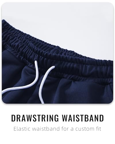 Image of Men's Cargo Sweat Shorts Casual Workout Athletic Jogger Gym SweatShorts