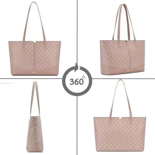 Image of Lavie Women's Mono LL Samara Tote Bag for Women | Tote Handbag for Work | Ladies purse | Stylish Shoulder Bag | Gift for Women