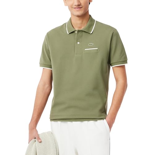 Image of Lacoste Men's Classic Fit Pocket Accent L.12.12 Polo Shirt