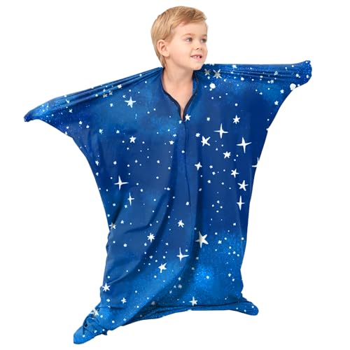 Sensory Body Sock for Kids Sensory Sack for Relaxation Focus Sensory Integration Body Sock (Small 4027 Blue)